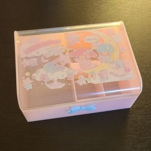 SANRIO LITTLE TWIN STARS STORAGE CASE CONTAINER